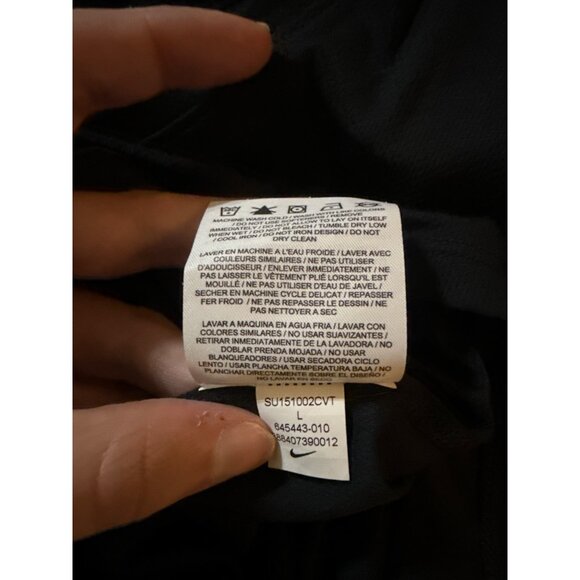 Nike Womens Black Dri-Fit Running T-Shirt Size L - Picture 11 of 11